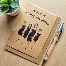 Sex in the City 30th Birthday Card