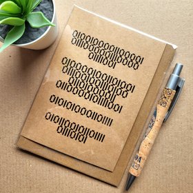 Binary Code Birthday Card 