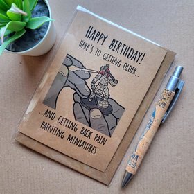 Funny Warhammer Birthday Card