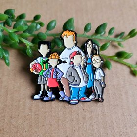 Recess Tv show pin badge