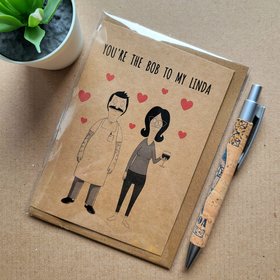 Funny Bobs Burgers Valentines Card