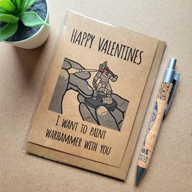 Funny Warhammer Valentines Card