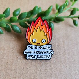 Calcifer Enamel Pin badge