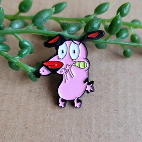 Courage the Cowardly Dog Pin badge
