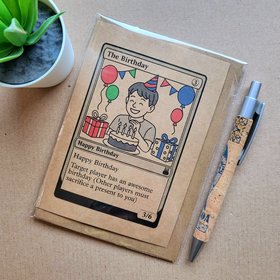 Magic the Gathering birthday card.