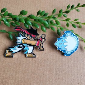 Street Fighter Enamel Pin Badge
