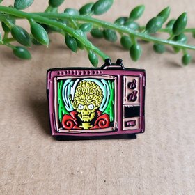 Mars Attacks enamel pin badge