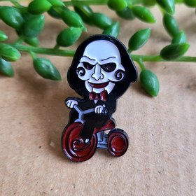 Saw Jigsaw Enamel Pin Badge
