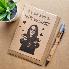 Ozzy Osbourne Valentines card