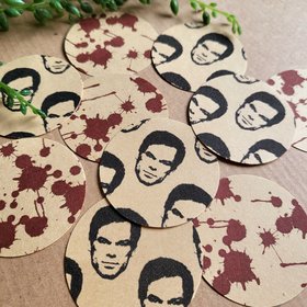 Dexter Gift Wrap Stickers