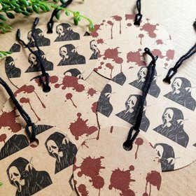 Scream Ghostface Gift Tags