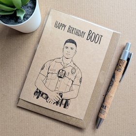 Funny The Rookie Birthday Card