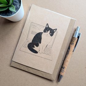 Funny Cat Birthday Card