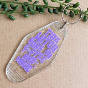 Witch Coffee and Magic Keyring
