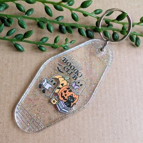 Midnight Boo(k) Club Keyring
