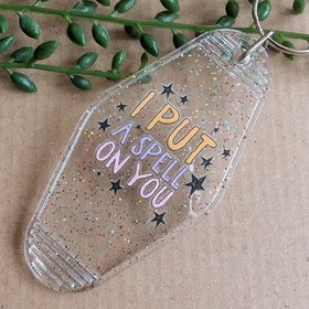 I Put A Spell On You Keyring
