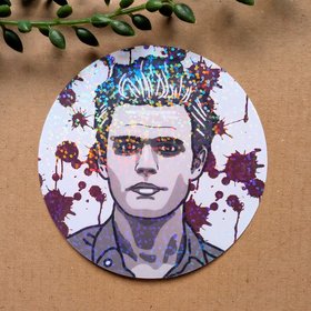 The Vampire Diaries Holographic Vinyl Sticker