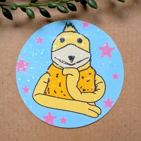 Flat Eric Holographic Vinyl Sticker