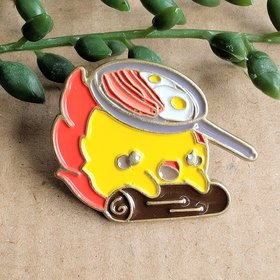 Calcifer Enamel Pin Badge