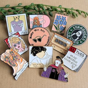 Taylor Swift Enamel Pin Badge Bundle