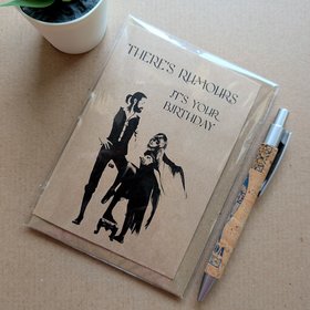 Funny Fleetwood Mac Birthday card