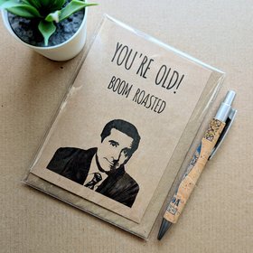 Funny The office Birthday Card - Boom Roasted!
