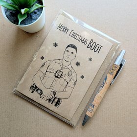 Funny The Rookie Christmas Card