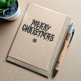 Gothic Death Metal Christmas Card
