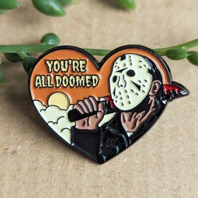 Friday the 13th Enamel Pin badge