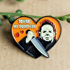Halloween Horror Movie Enamel Pin badge