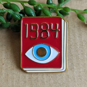 1984 Enamel Pin Badge