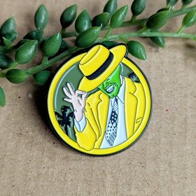 The Mask Enamel Pin Badge