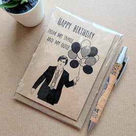 Funny Severance Birthday Card