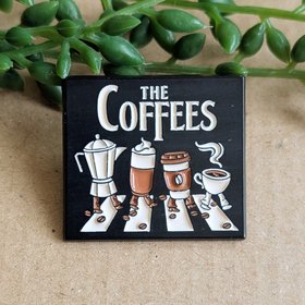 The Beatles Enamel Pin Badge - Coffees