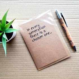 Buffy Birthday Card - In every generation there is a chosen one