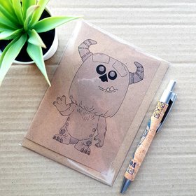 Monsters inc Birthday Card - Cute Sulley Funko Pop Geeky Blank Card
