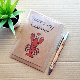 You're my Lobster Card - Friends Valentines card