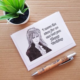 Funny Labyrinth Birthday card
