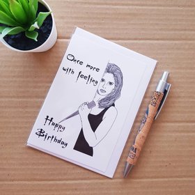 Musical Buffy Card once more with feeling - Buffy The Vampire Slayer Birthday Card