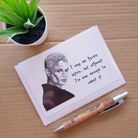 Spike Buffy Card - Buffy The Vampire Slayer Birthday Card