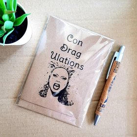 Rupauls Drag Race Congratulations card - coming out card