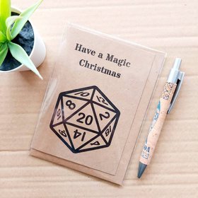 Funny Magic the Gathering Christmas Card