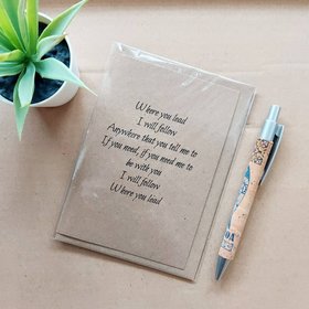 Gilmore Girls Birthday Card featuring the Gilmore Girls theme tune lyrics on the front
