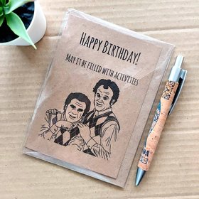Funny Step Brothers Birthday Card - Activities!