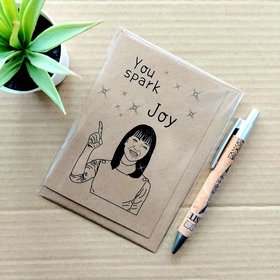 Funny Marie Kondo Card - You spark Joy Card