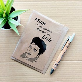 Funny Mothers day Card - Elvis Mum Birthday card