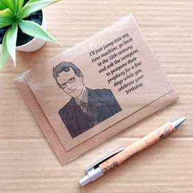 Giles Buffy Birthday Card - Watcher quote Card