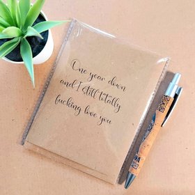 Funny first Anniversary Card - one year anniversary card