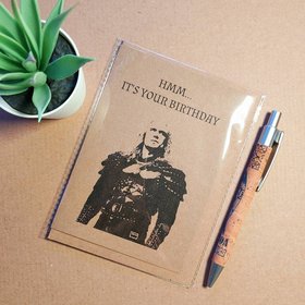 Funny witcher birthday card