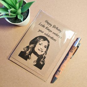 Parks and Recreation Birthday Card - Funny Leslie Knope Birthday card